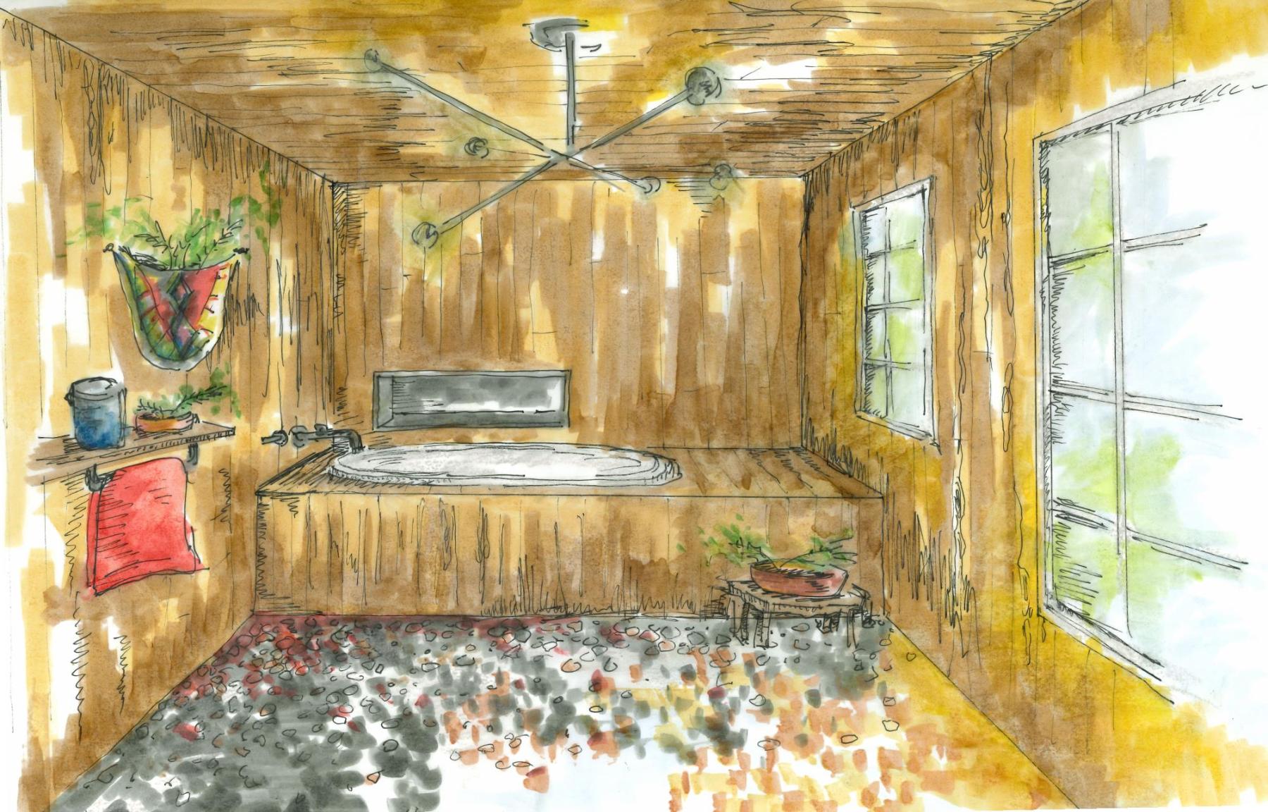 Cedar-bath-sketch